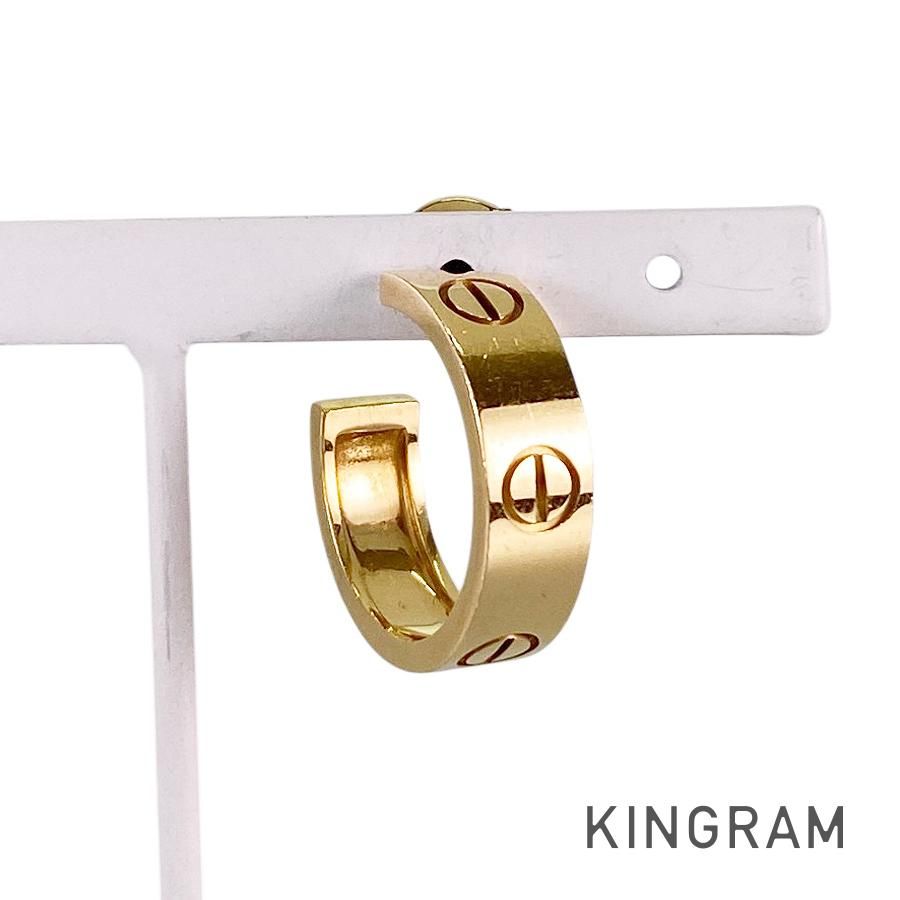 カルティエ Cartier ラブ K18YG ピアス ss【中古】