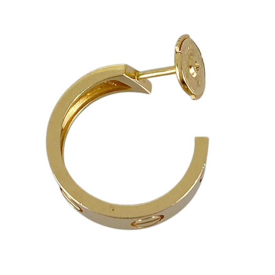 カルティエ Cartier ラブ K18YG ピアス ss【中古】 - メルカリ