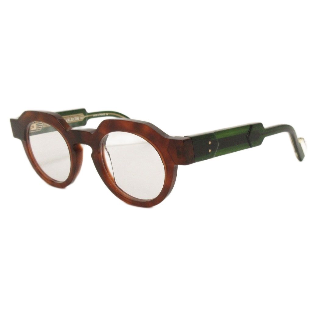 アンバレンタイン ANNE ET VALENTIN 眼鏡 メガネフレーム WINSTON DEMI 24A03 グリーン ブラウン 46□24-145