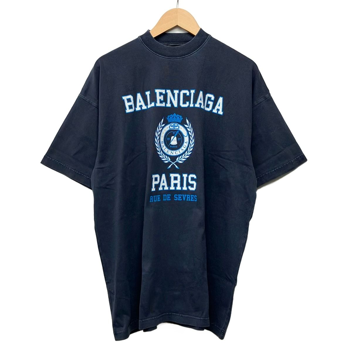 BALENCIAGA(バレンシアガ) 半袖Tシャツ サイズL メンズ美品 - 694576 