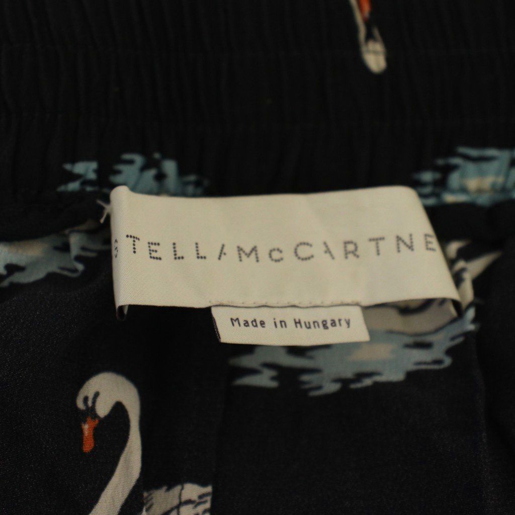 美品！STELLAMCCARTNEY ステラマッカートニー 白鳥シルクパンツの通販