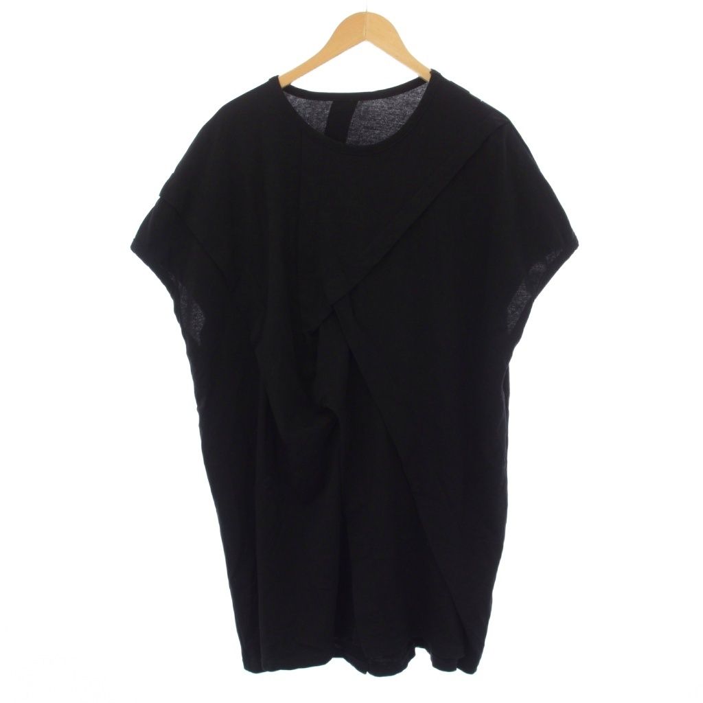 最終価格　ヨウジ　ヤマモト　チュニック カットソー　黒　長袖 美品　yohji 最終価格 ヨウジ ヤマモト チュニック カットソー 黒 長袖 カットソー