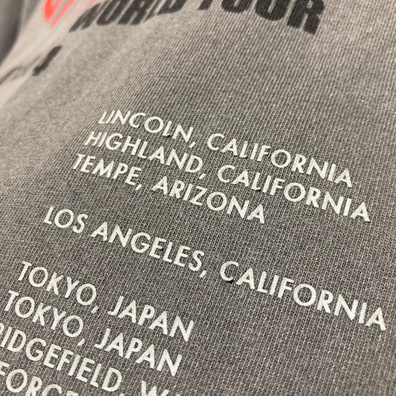 RED HOT CHILI PEPPERS Tシャツ レッチリ ツアー 2024 - メルカリ