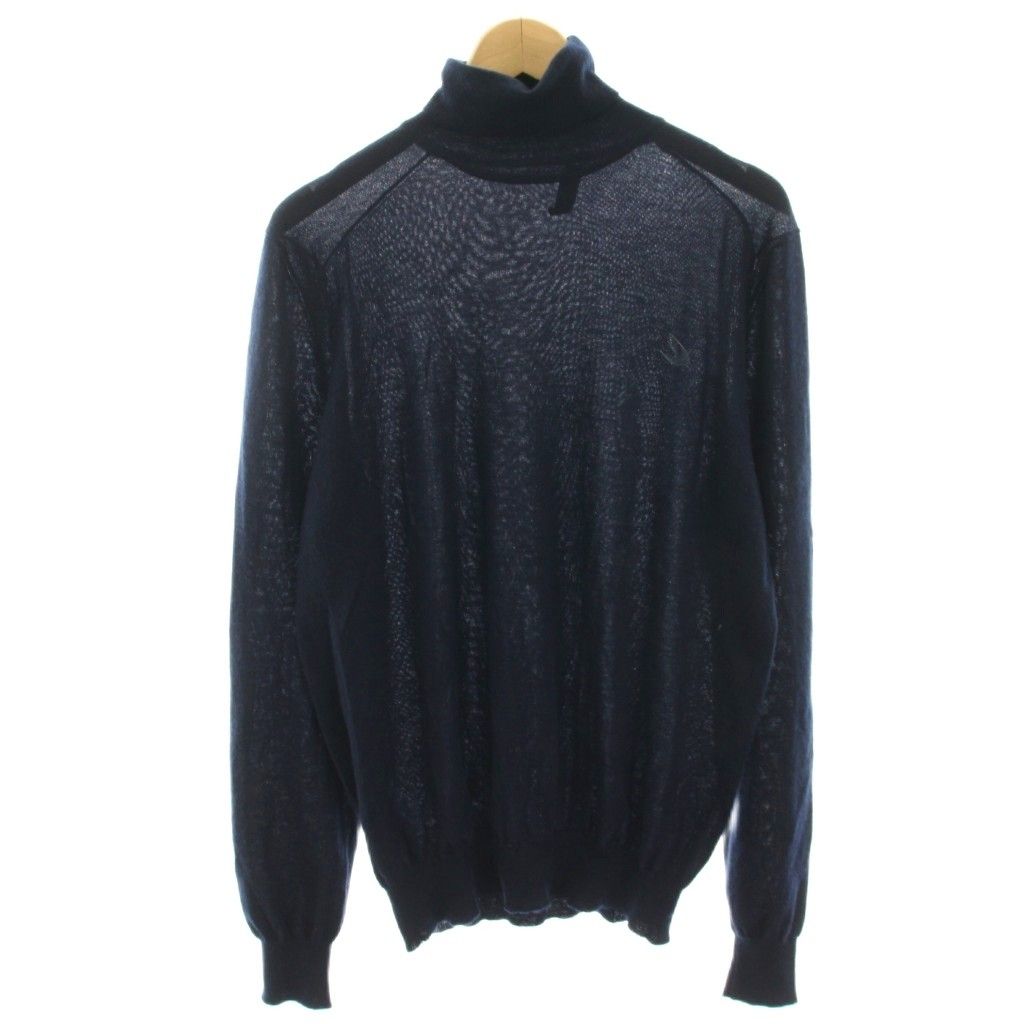 prada ニット メンズ プラダ P24I1R ロゴ刺繍クロップド半袖ニット