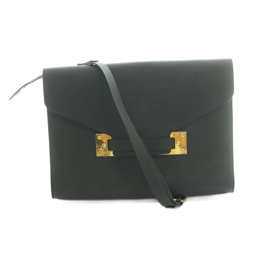 SOPHIE HULUMソフィーヒュルム✨ショルダーバッグ ソフィーヒュルム Sophie Hulme ショルダーバッグ 黒 ブラック /SS