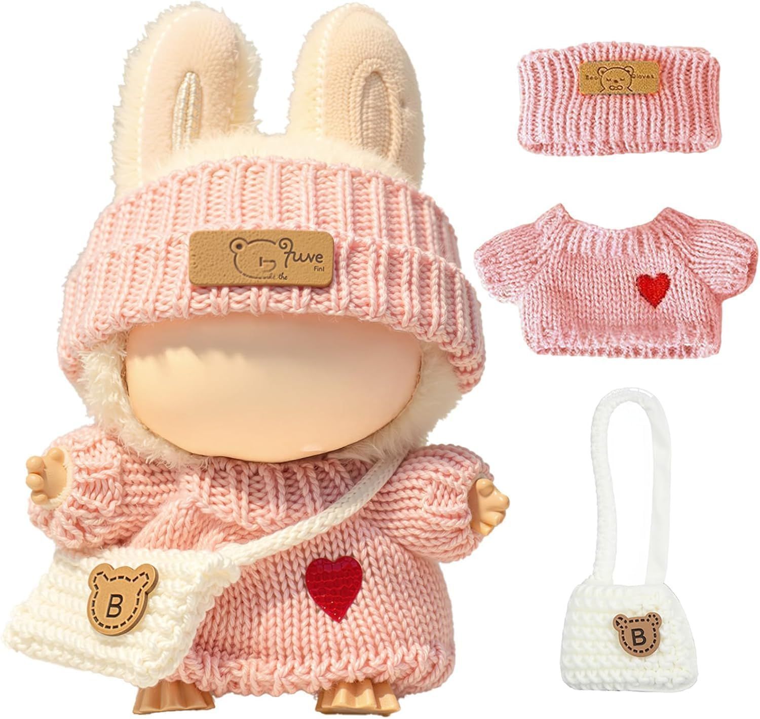 特価セール】3点セット 17cm らぶぶ対応 服 ぬいぐるみ サイズ可愛い 
