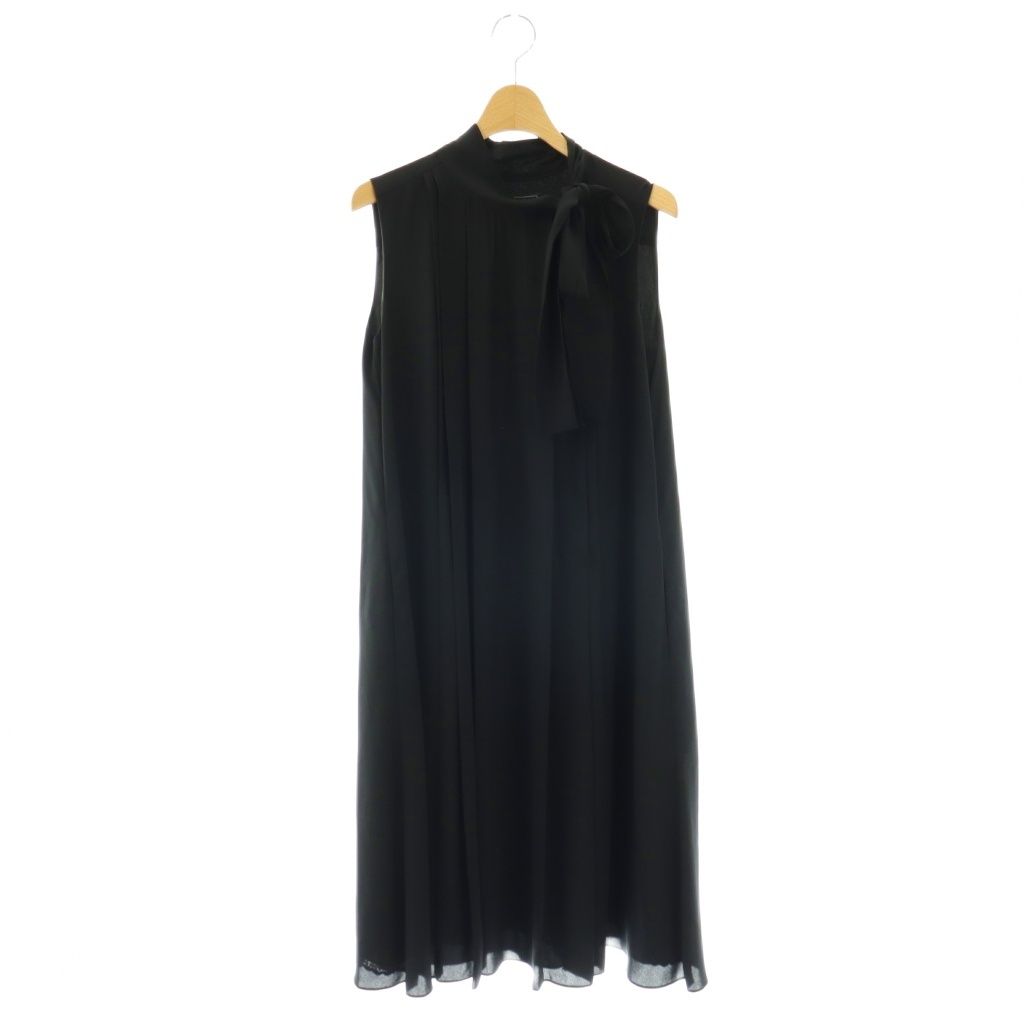 FOXEY　リボンノースリーブ フォクシー FOXEY Leeds Dress ノースリーブワンピース ドレス リボン