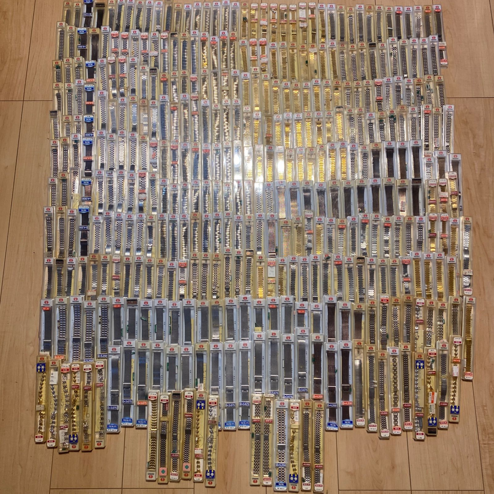 マルマン maruman まとめ 大量 ALL金属製ベルト 約380本 重量約18kg 腕時計用 交換用ベルト バンド メンズ レディース