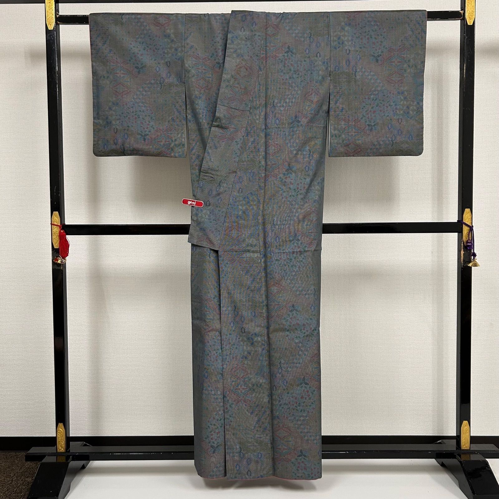 大島紬 総絣 素敵な絣柄 正絹 着物 MK-1153 - メルカリ