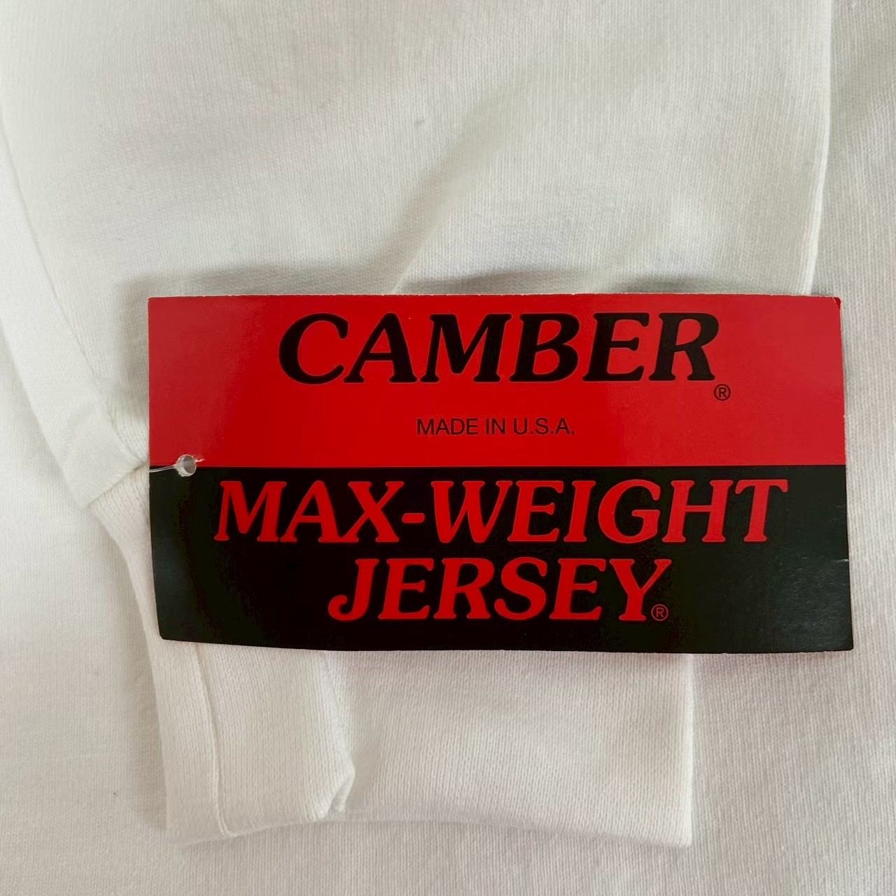 新品 タグ付き】CAMBER キャンバー MADE IN USA 米国製 ホワイト 白 
