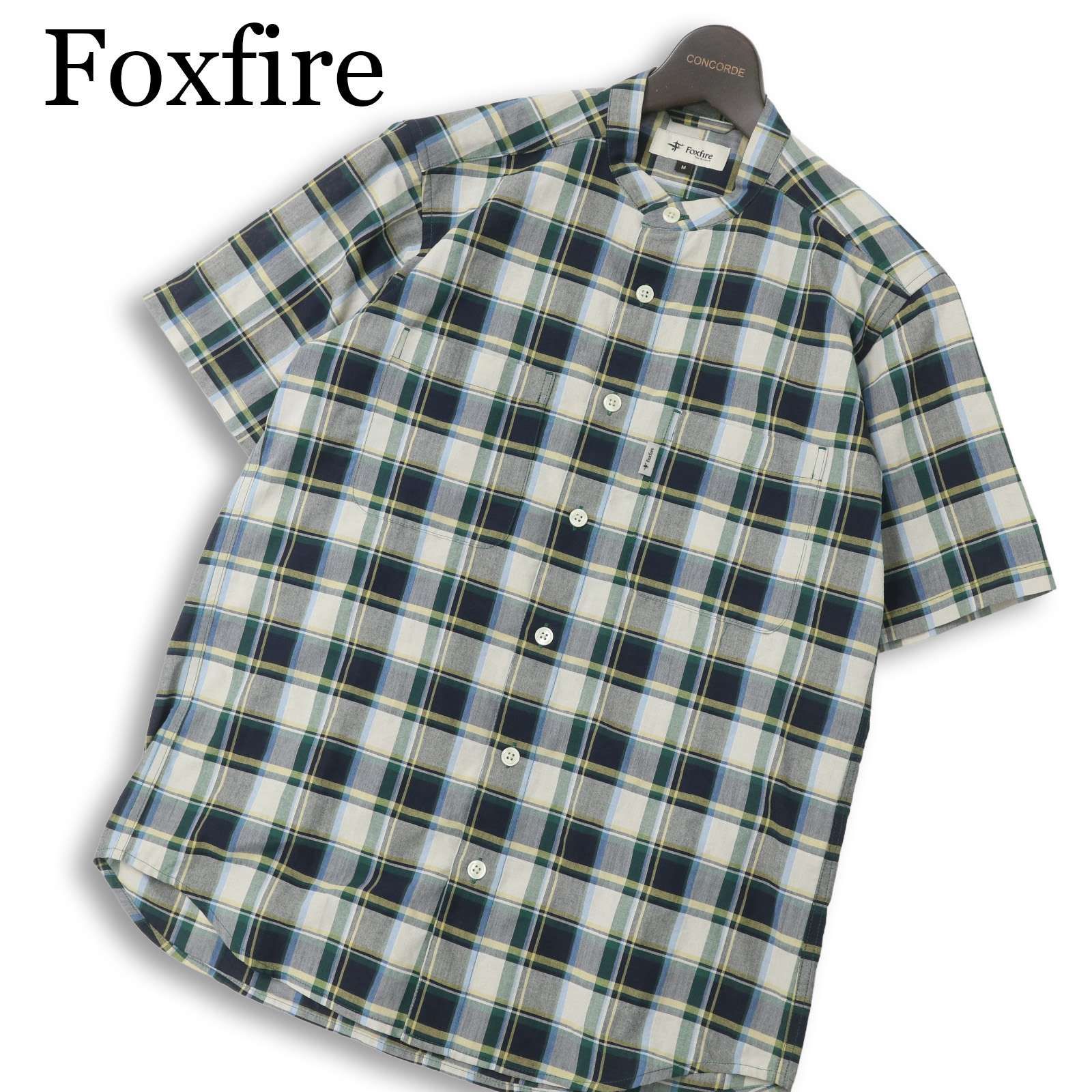 Foxfire ☆メンズCシールドプレザント半袖シャツ　Mサイズ Foxfire フォックスファイヤー 春夏 Cシールド プレザント シャツ