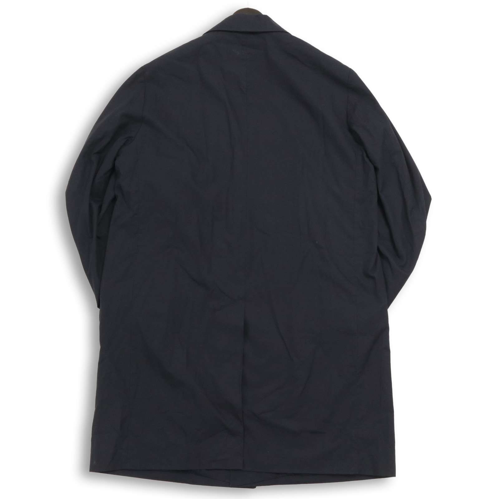 International Gallery BEAMS × PER BACCO ビームス ペルバッコ 通年★ コットン チェスター コート Sz.46 メンズ ネイビー International Gallery BEAMS × PER BACCO ビームス ペルバッコ 通年