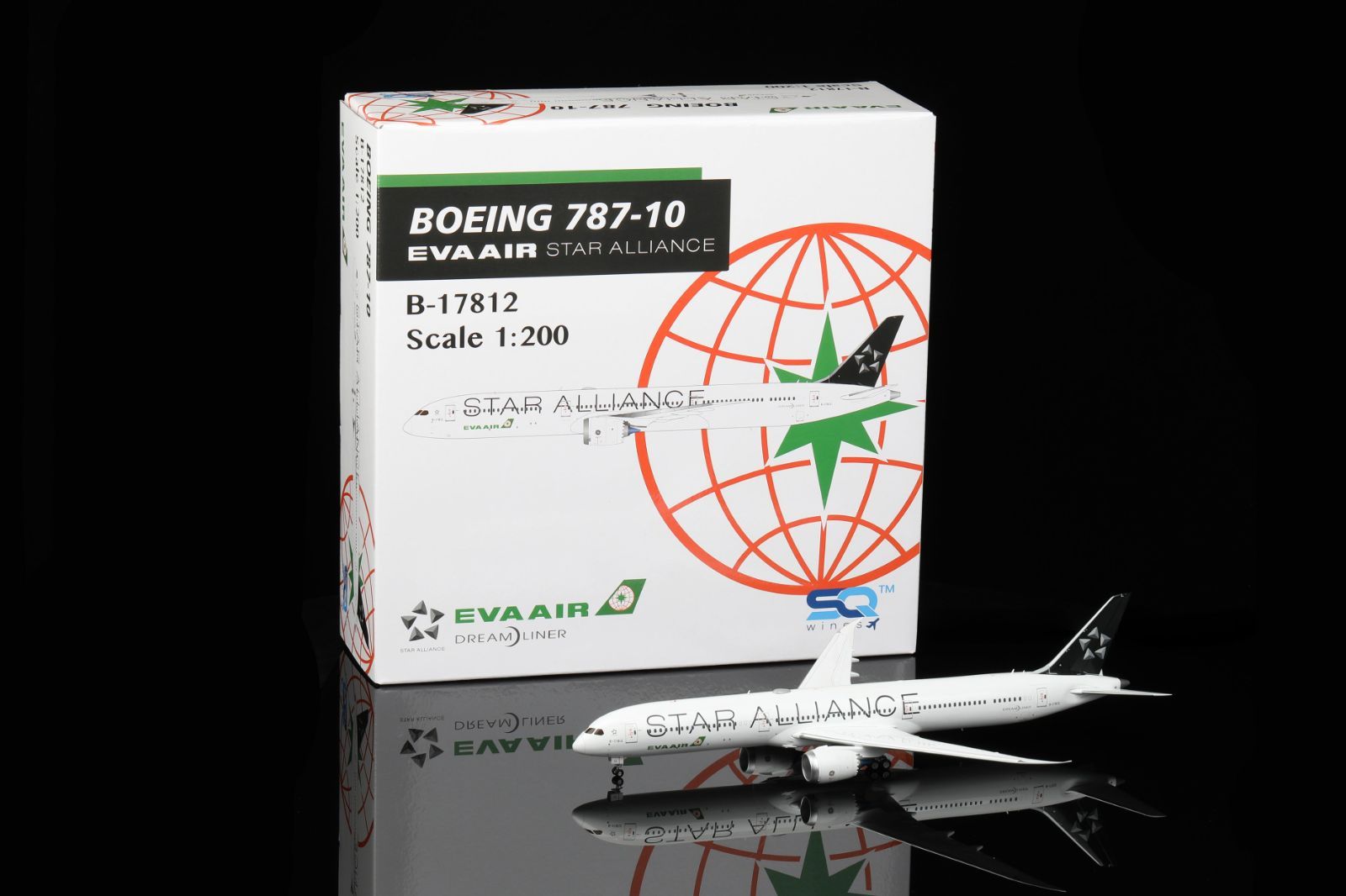 SQwings エバー航空 787-10 B-17812 スターアライアンス塗装 1/200