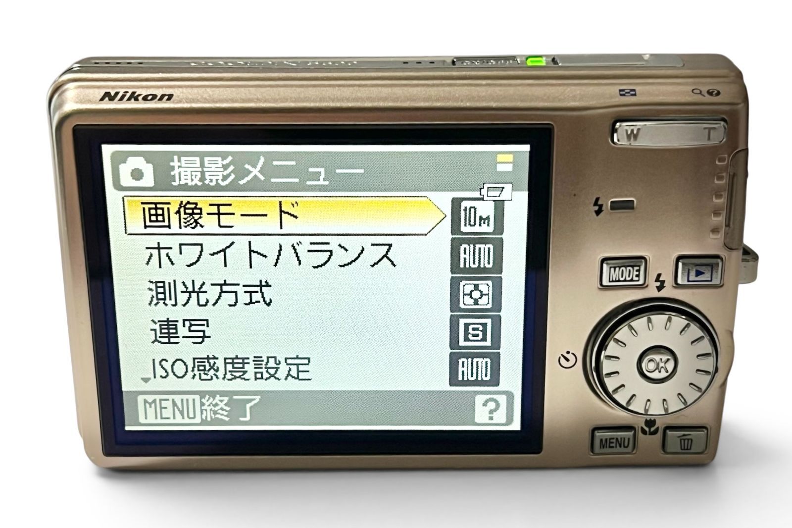 ☆動作良好☆ ニコン Nikon COOLPIX S600 ゴールド 【エモい写り・世界