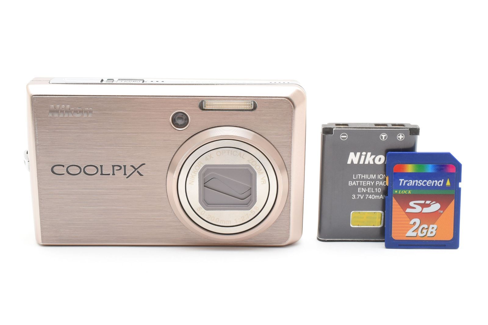 ☆動作良好☆ ニコン Nikon COOLPIX S600 ゴールド 【エモい写り・世界