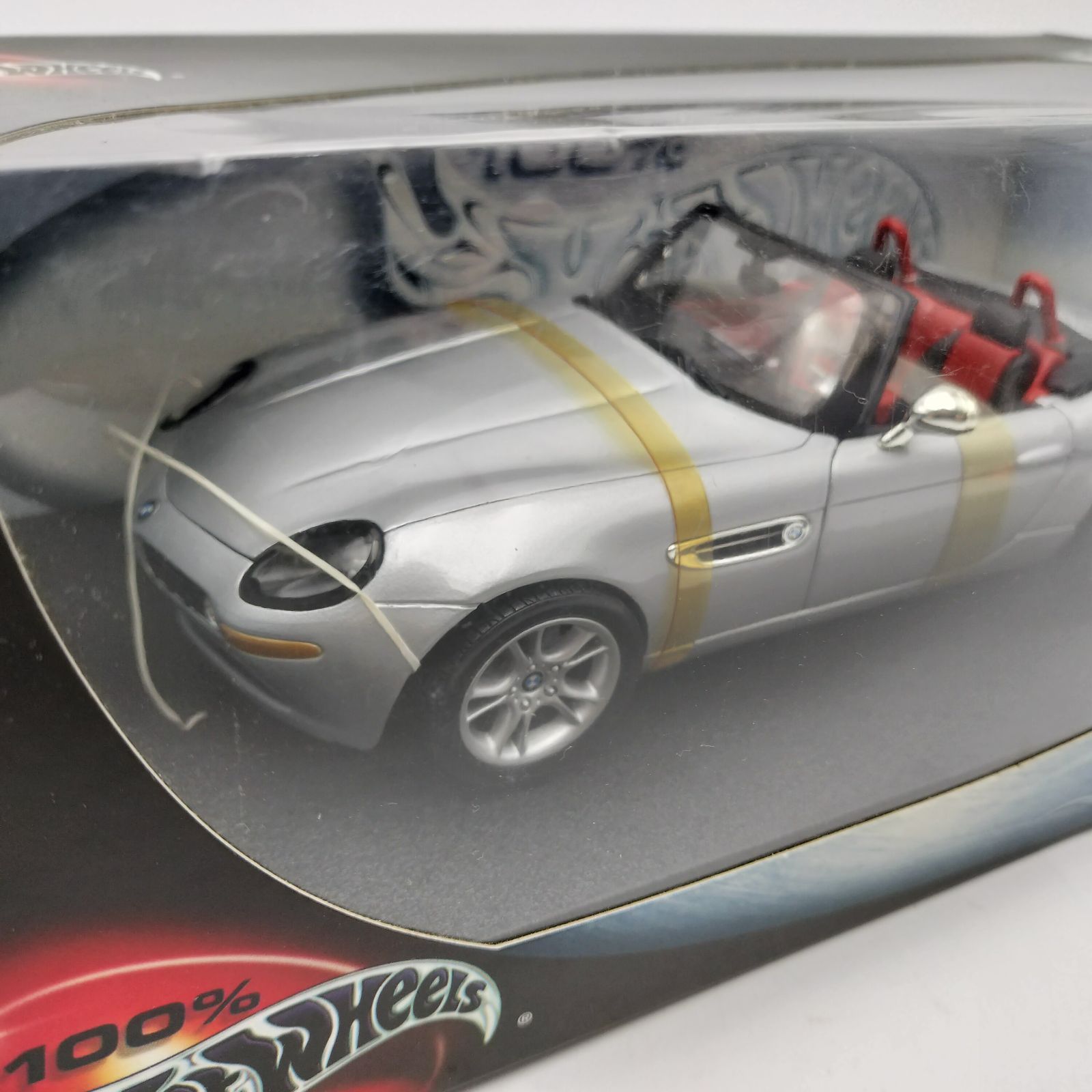 未開封】ホットウィール 1/18 BMW Z8 シルバー ダイキャストメタル 