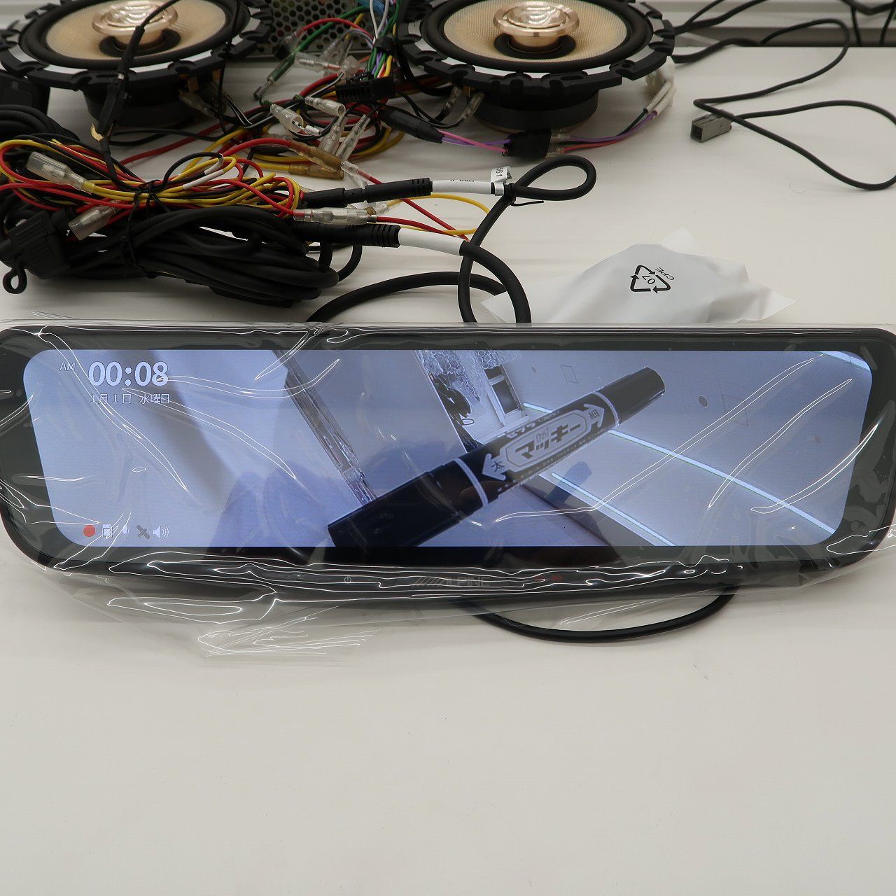 アルパイン DMR-M01R ドライブレコーダー搭載 12型 デジタルミラー