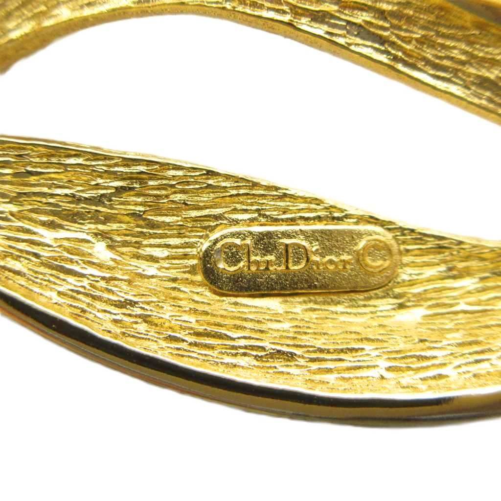 箱付✨クリスチャンディオール　ピンブローチ　コサージュ　ゴールド　ラインストーン Christian Dior - クリスチャンディオール ピンブローチ ライン