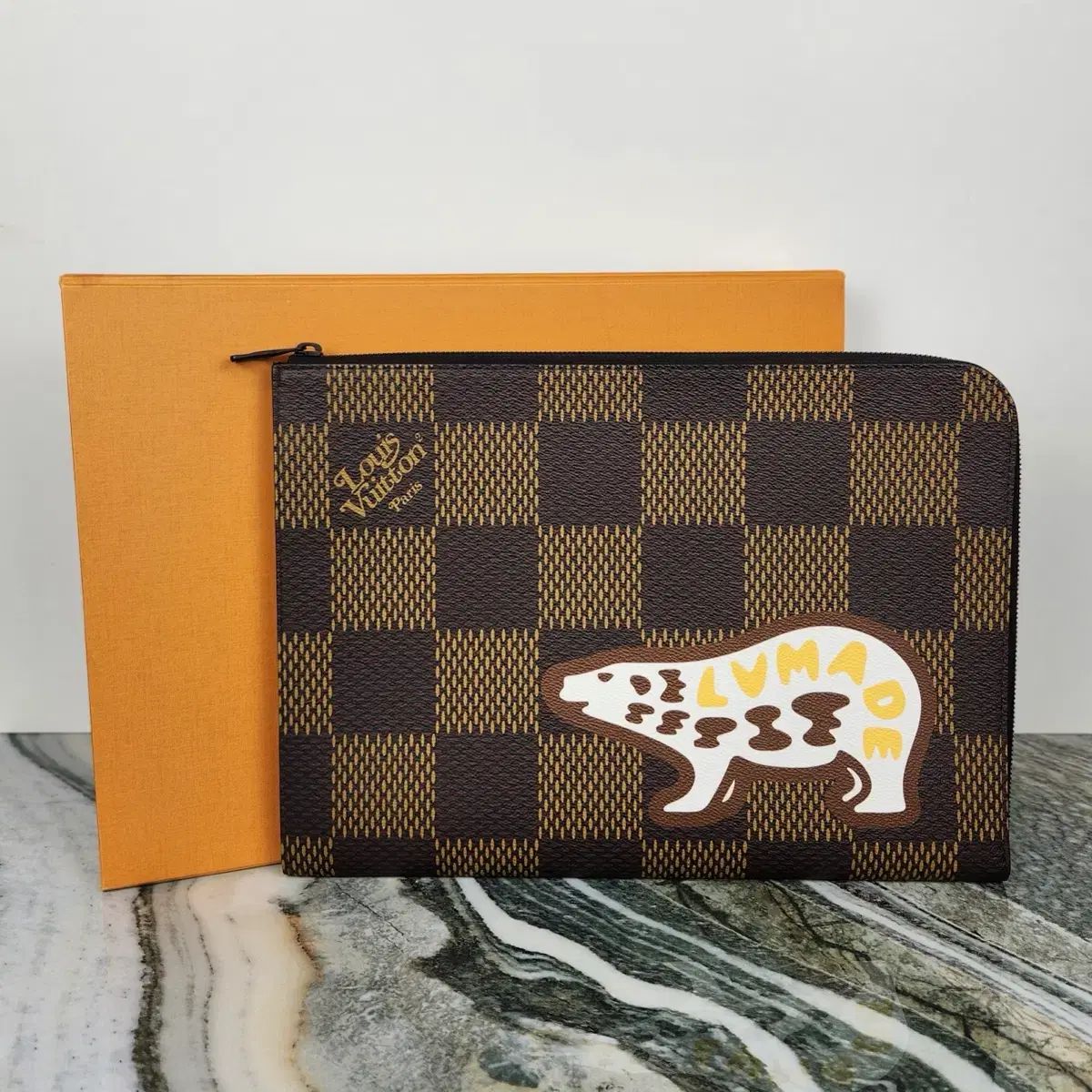 ルイヴィトン NIGO ダミエ クラッチバッグ - メルカリ