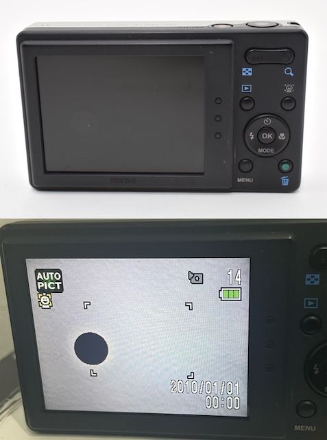 並品＞ PENTAX デジタルカメラ Optio H90 マットブラック OPTIOH90MB