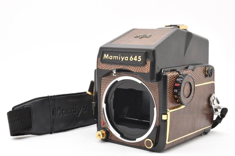 【美品】Mamiya 645 1000S 中判カメラ レンズセット【完動品】 実用品】MAMIYA マミヤ 645 1000S ボディ 希少なリザード柄 中判カメラ