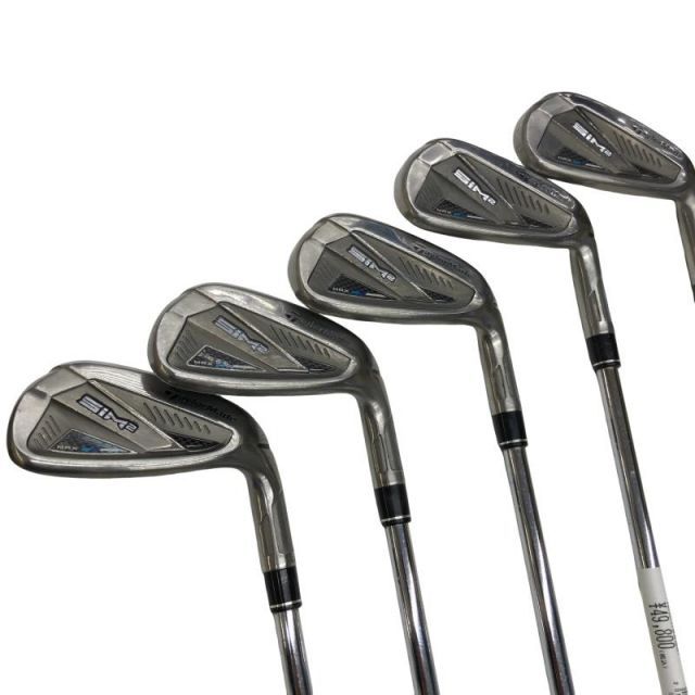 【TaylorMade　SIM2　MAX　アイアン　KBS-S　5本セット】中古 中古】 テーラーメイド SIM2 MAX 5S アイアンセット IR KBS MAX MT85