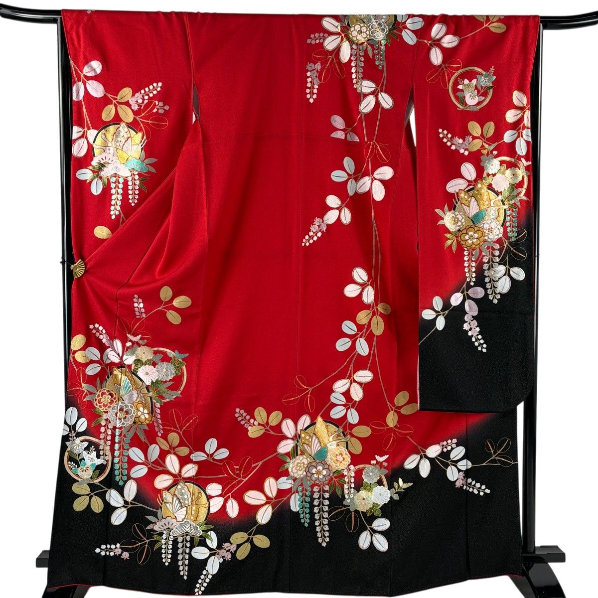 振袖 身丈155cm 裄丈66.5cm 正絹 秀品 【中古】 振袖 身丈174cm 裄丈65.5cm 正絹 秀品 【中古】の通販 by バイセル