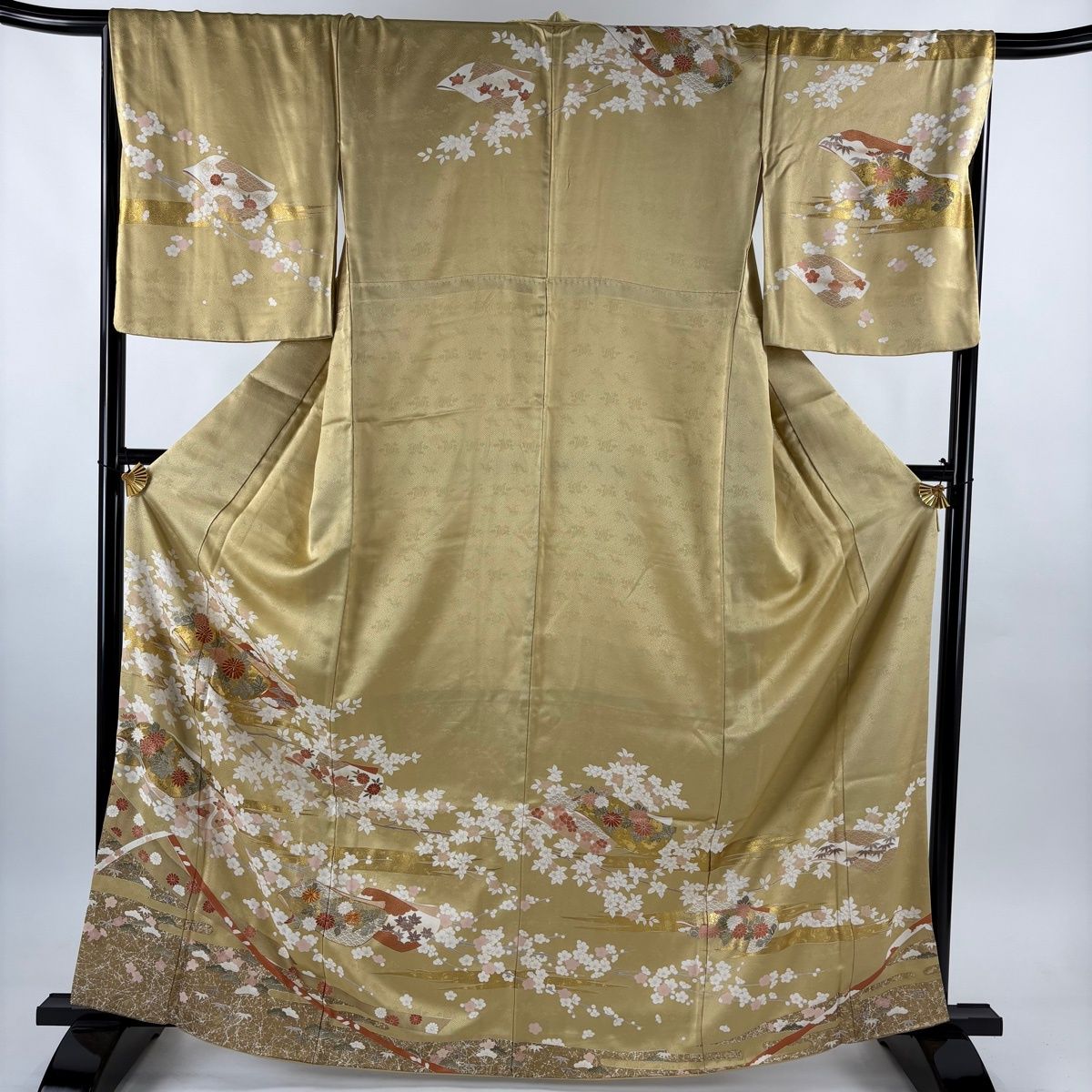 訪問着 身丈163cm 裄丈62cm 正絹 名品 【中古】 美品】 訪問着 身丈163cm 裄丈68cm 正絹 逸品 【中古】の通販 by