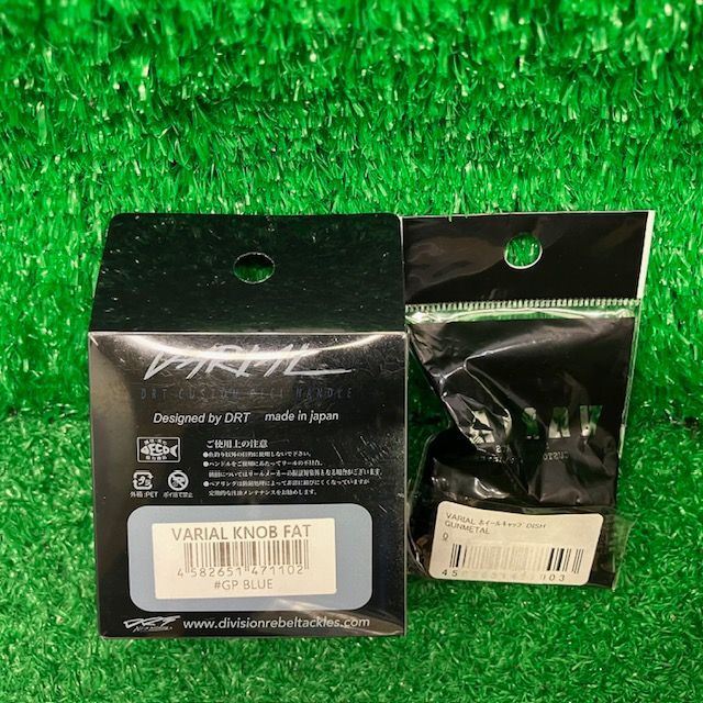 和塩 DRT バリアルハンドル ファットノブ ブルー ホイールキャップ