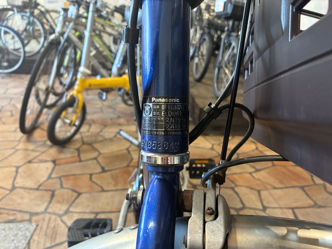 軽量モデル/整備済】Panasonic ビビ・L【前カゴ・ブレーキ一式新品 