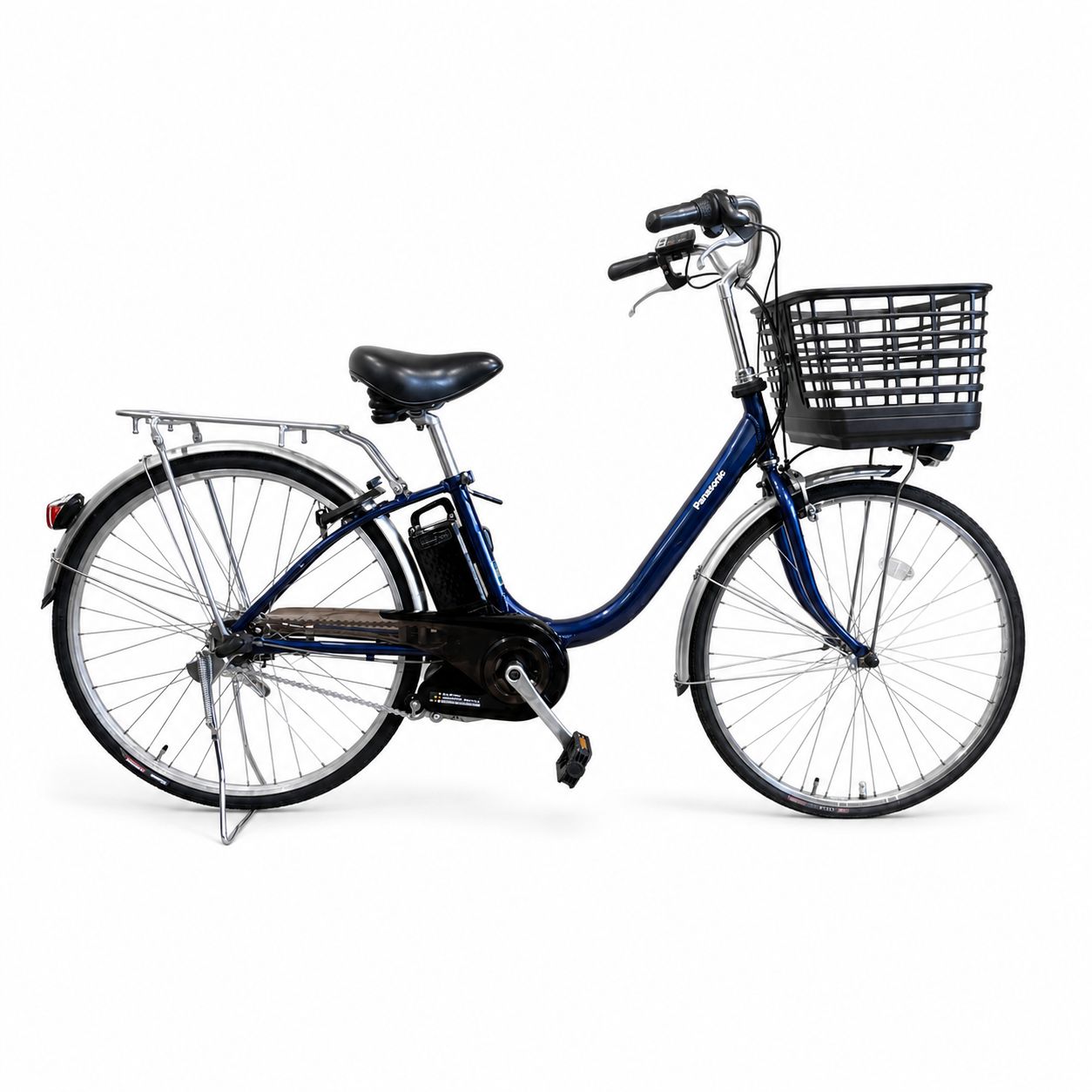 軽量モデル/整備済】Panasonic ビビ・L【前カゴ・ブレーキ一式新品 