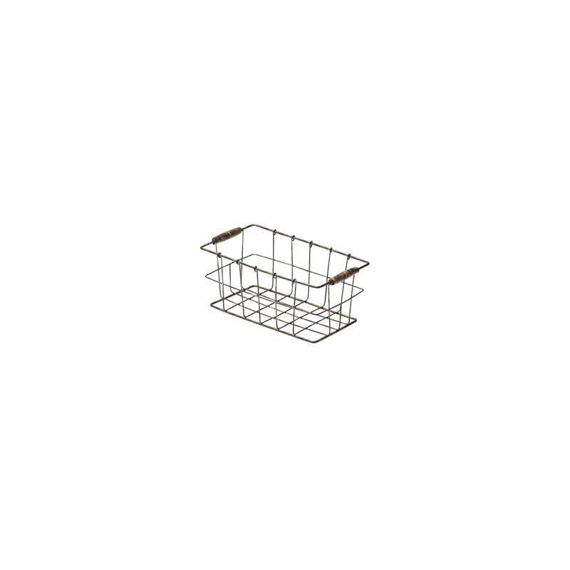 ワイヤーバスケット アンティーク21.5cm 55-41