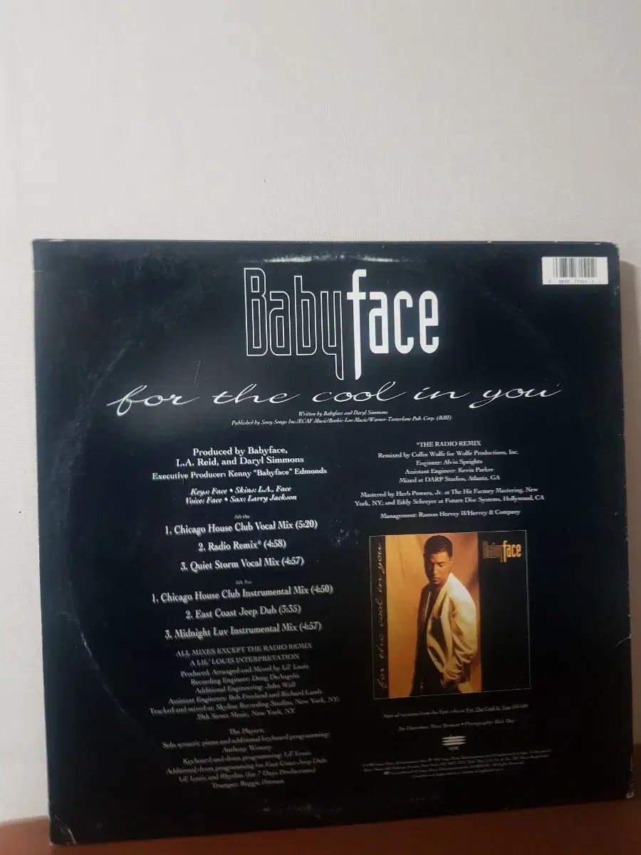 ブラックミュージック R&B Babyface 12 インチシングル ヴァイナル