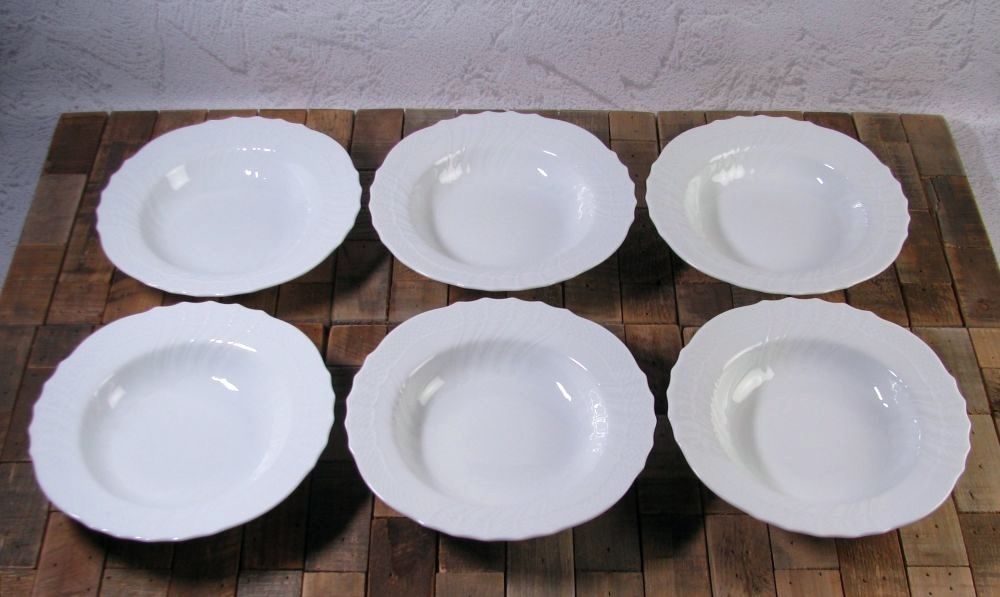 Richard Ginori リチャードジノリ ベッキオホワイト スーププレート6枚