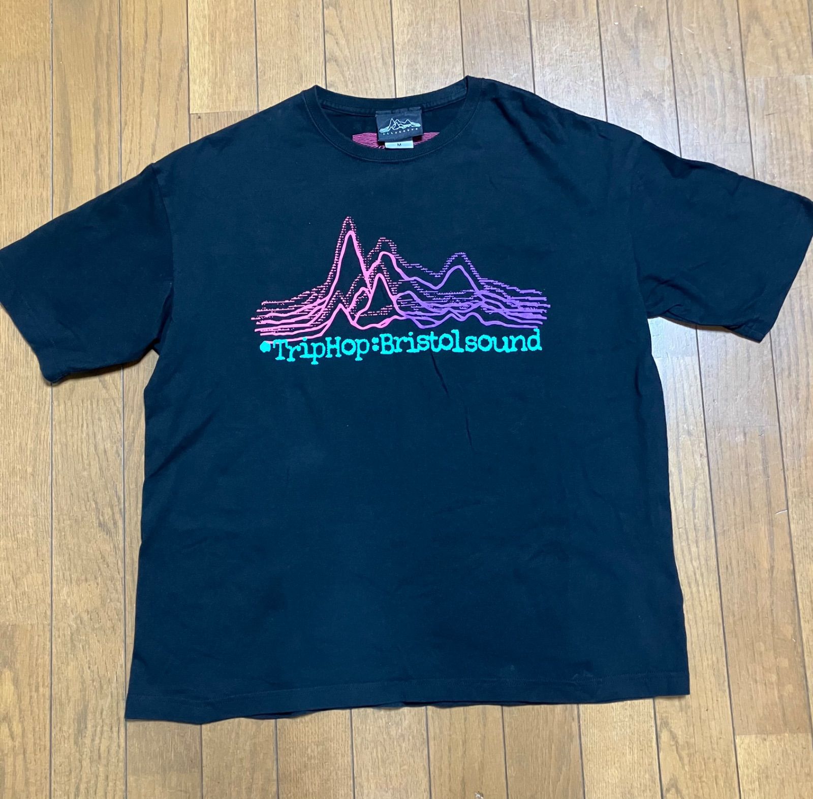 allaround パネル　MONOEYES 戸高　lynch USED】 MONOEYES 戸高賢史 ALLAROUND コラボ Tシャツ Mサイズ - メルカリ