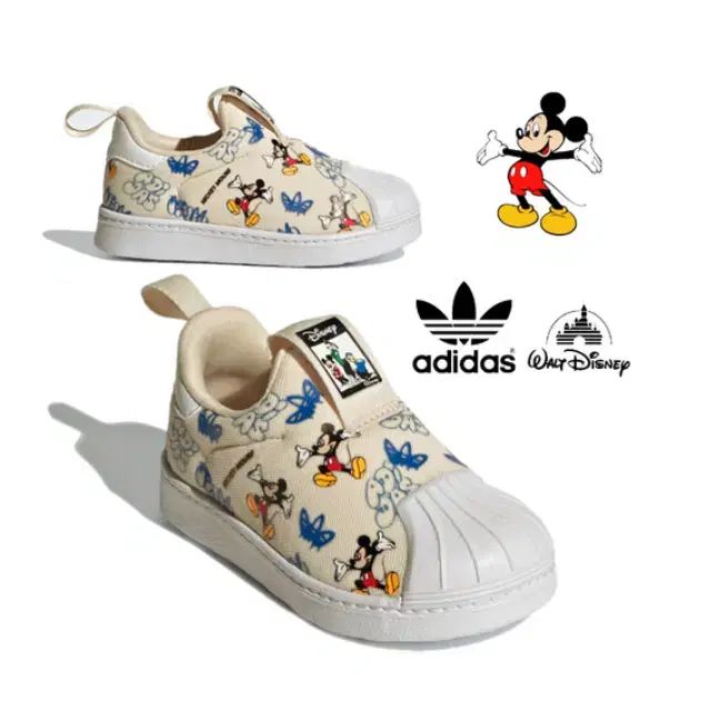 155)新品 / キッズ アディダス SUPERSTAR 360x Disney / 正規品 / 元値以下セール
