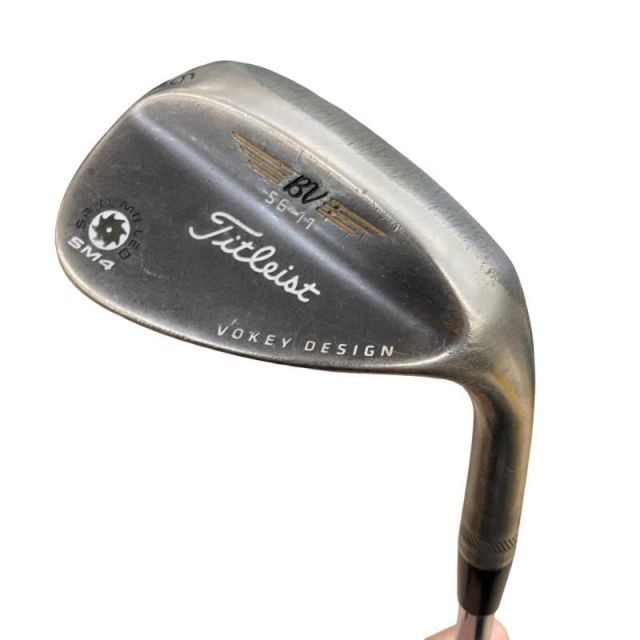 中古】 タイトリスト VOKEY SPIN MILLED SM4 ブラックニッケル 56°/11