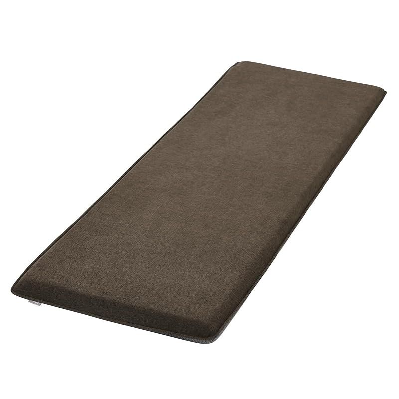 【新品】 Shinnwa 長座布団 クッション 長方形 座布団 3人掛け ソファパッド 43*130cm 低反発+高反発 2層構造 ごろ寝マット お尻が痛くならない フロアクッション 両面生地 四季可用 ソファーシートクッション コーヒー 1