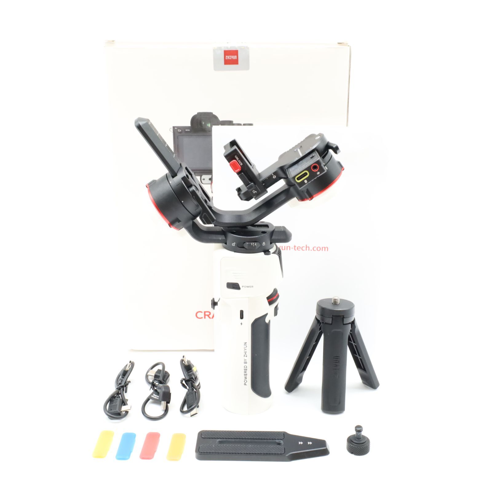 ■美品■ ZHIYUN（ジーウン） Crane M3 カメラ用ジンバル 手ブレ補正 小型軽量