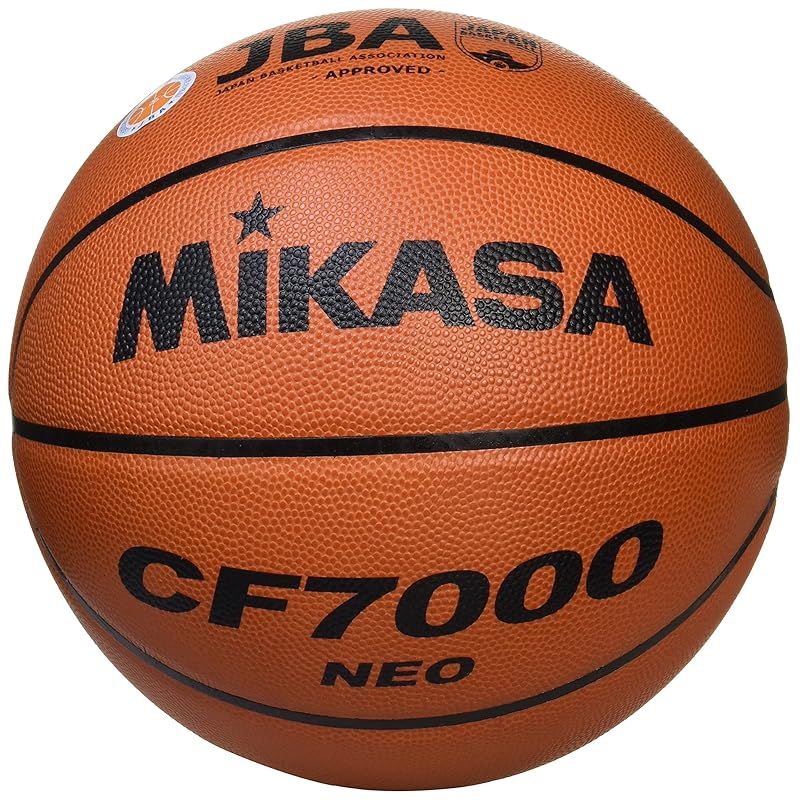 ミカサ(MIKASA) バスケットボール 日本バスケットボール協会検定球 7号 (男子用・一般・社会人・大学・高校・中学) 特殊天然皮革 茶 CF7000-NEO 推奨内圧0.315(kgf/?)