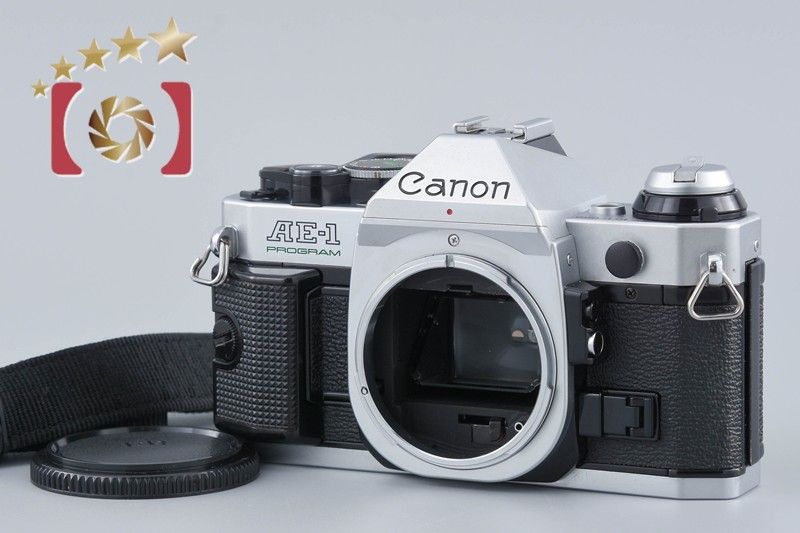 中古】Canon キヤノン AE-1 PROGRAM シルバー フィルム一眼レフカメラ