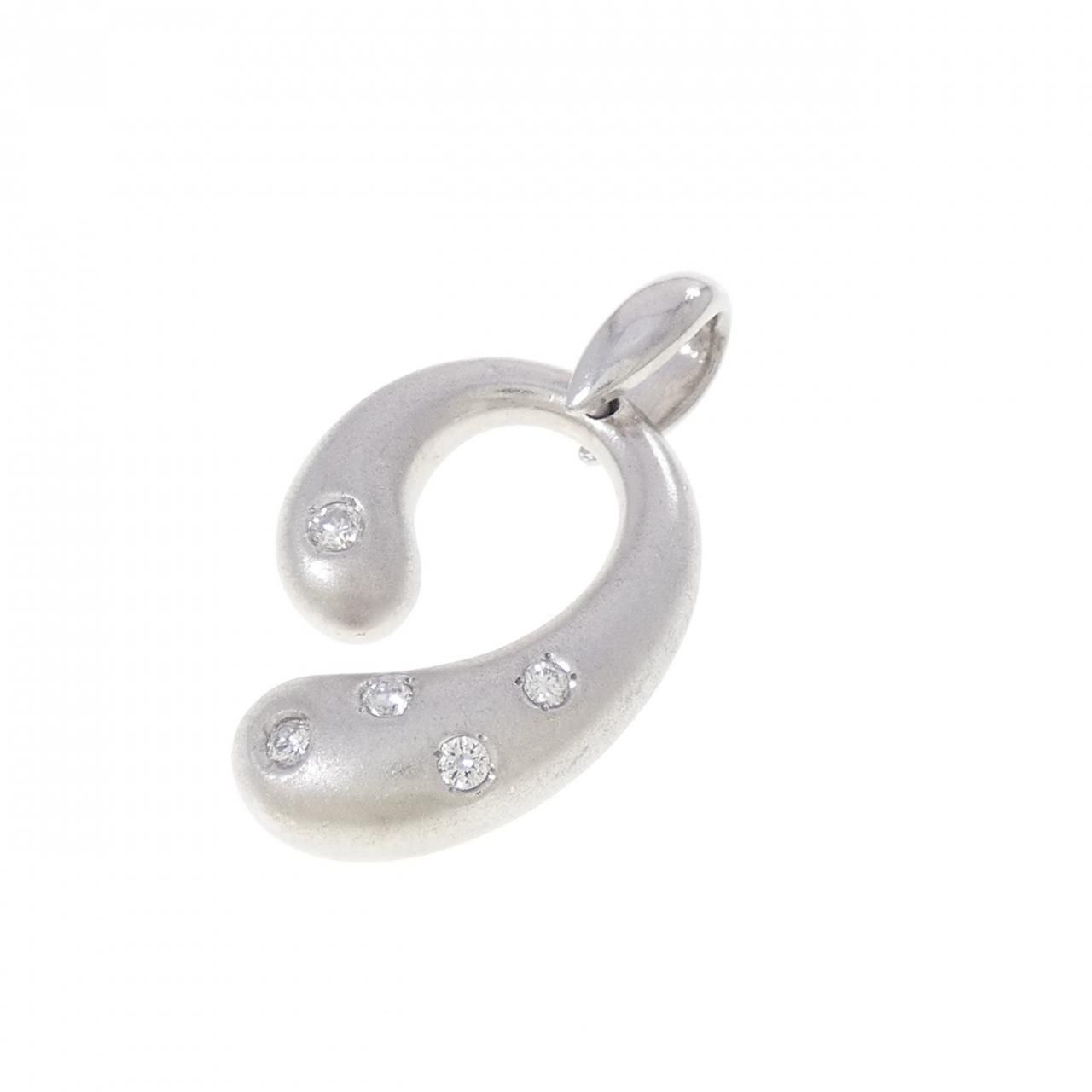 PT900 ダイヤモンド ペンダント 0.07CT