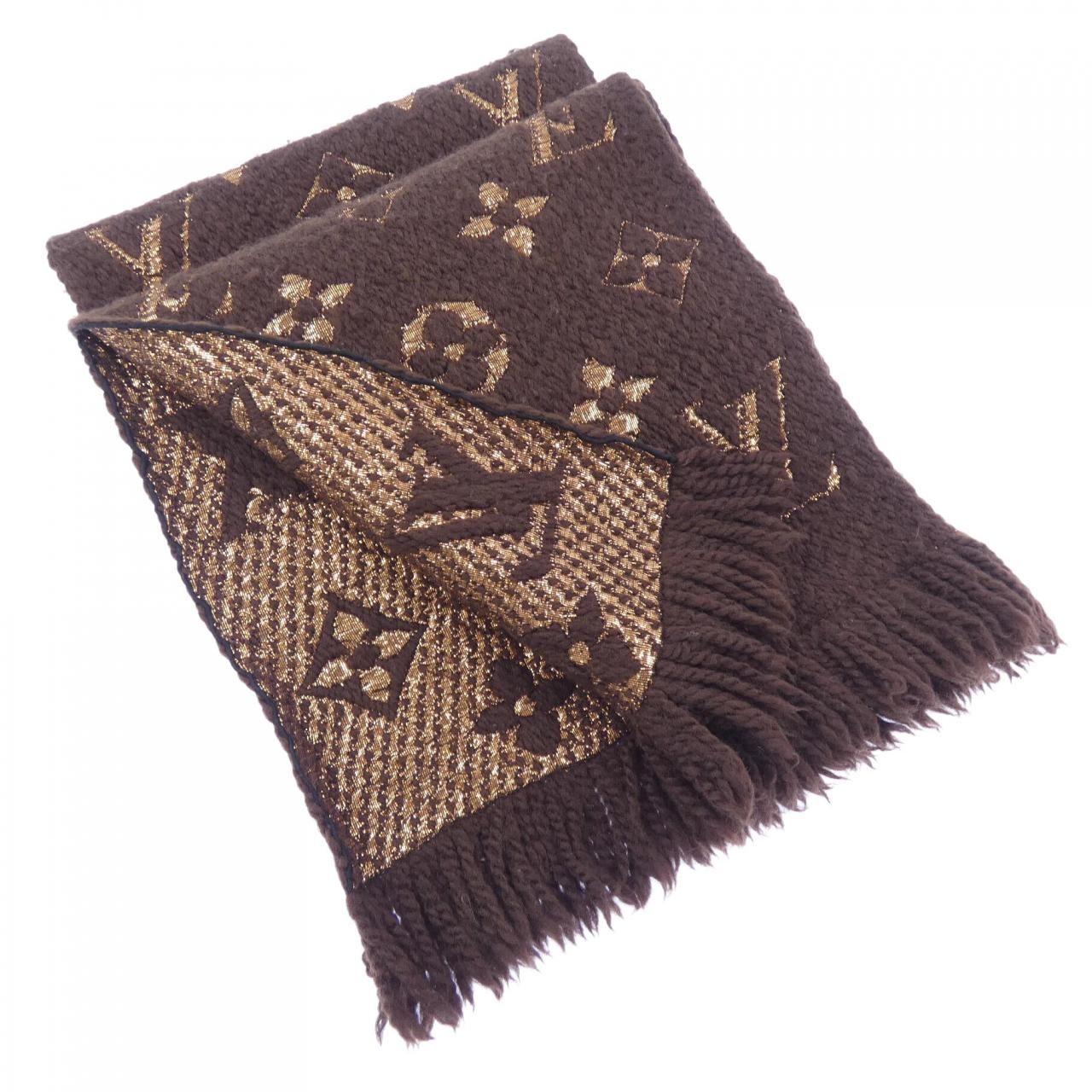 ルイヴィトン LOUIS VUITTON エシャルプ ロゴマニア シャイン M71383 MUFFLER