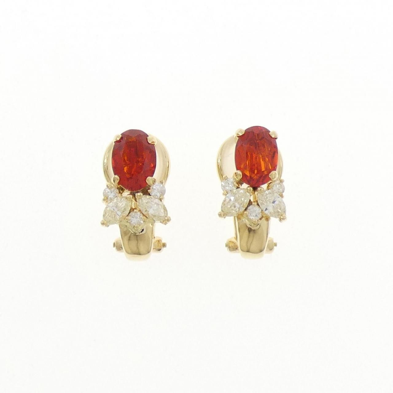 K18YG オパール ピアス/イヤリング 1.07CT