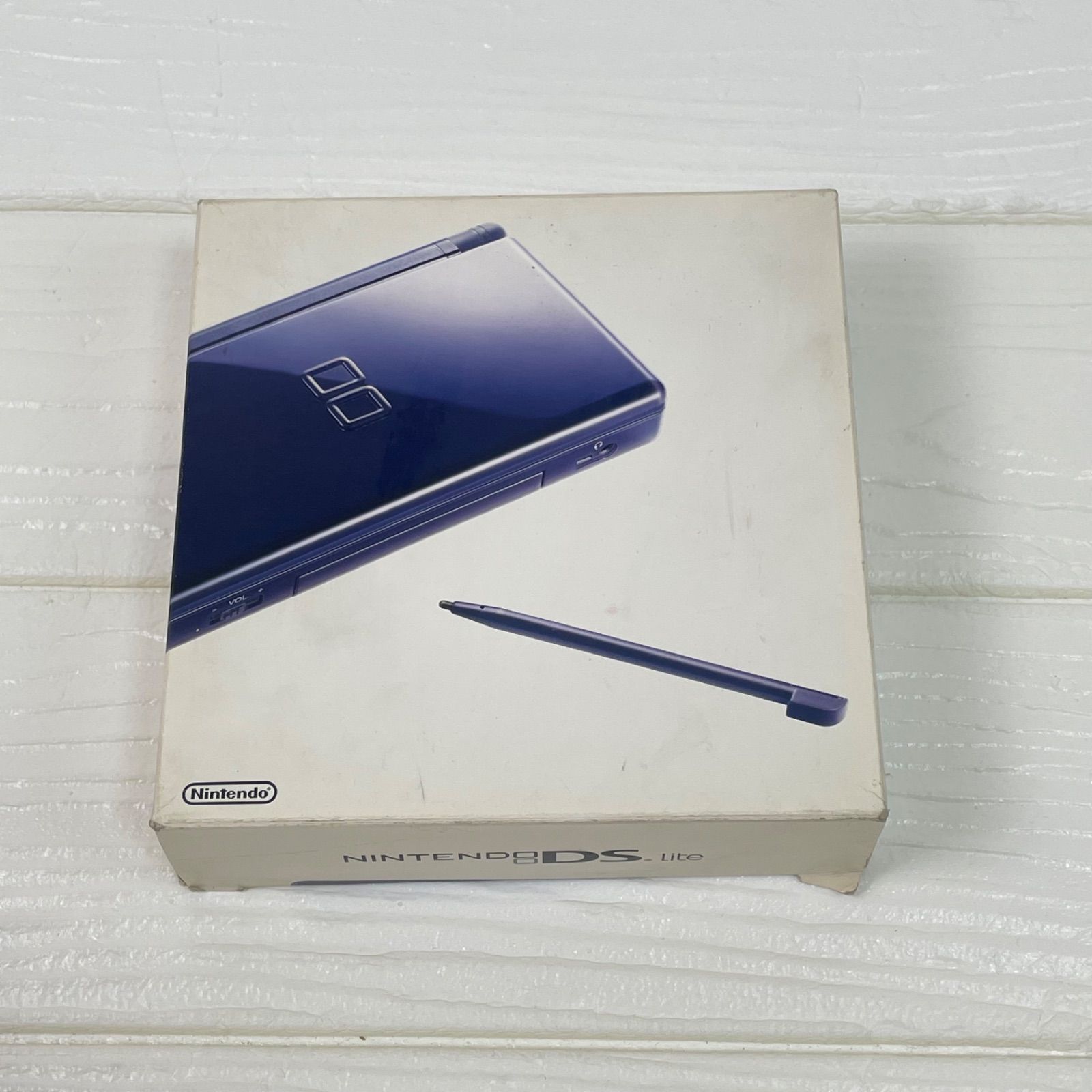 ニンテンドーDS Lite エナメルネイビー 本体 箱 充電機 他付属品付き