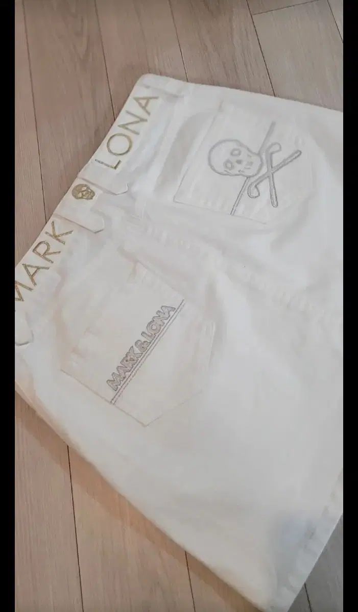 MARK & LONA マークアンドロナ 白 スカート M
