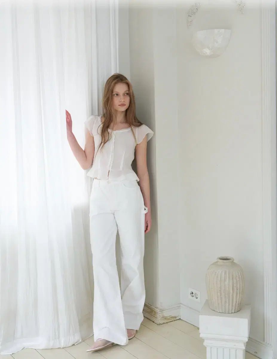 lebane Sage Carpenter Pants (ホワイト)