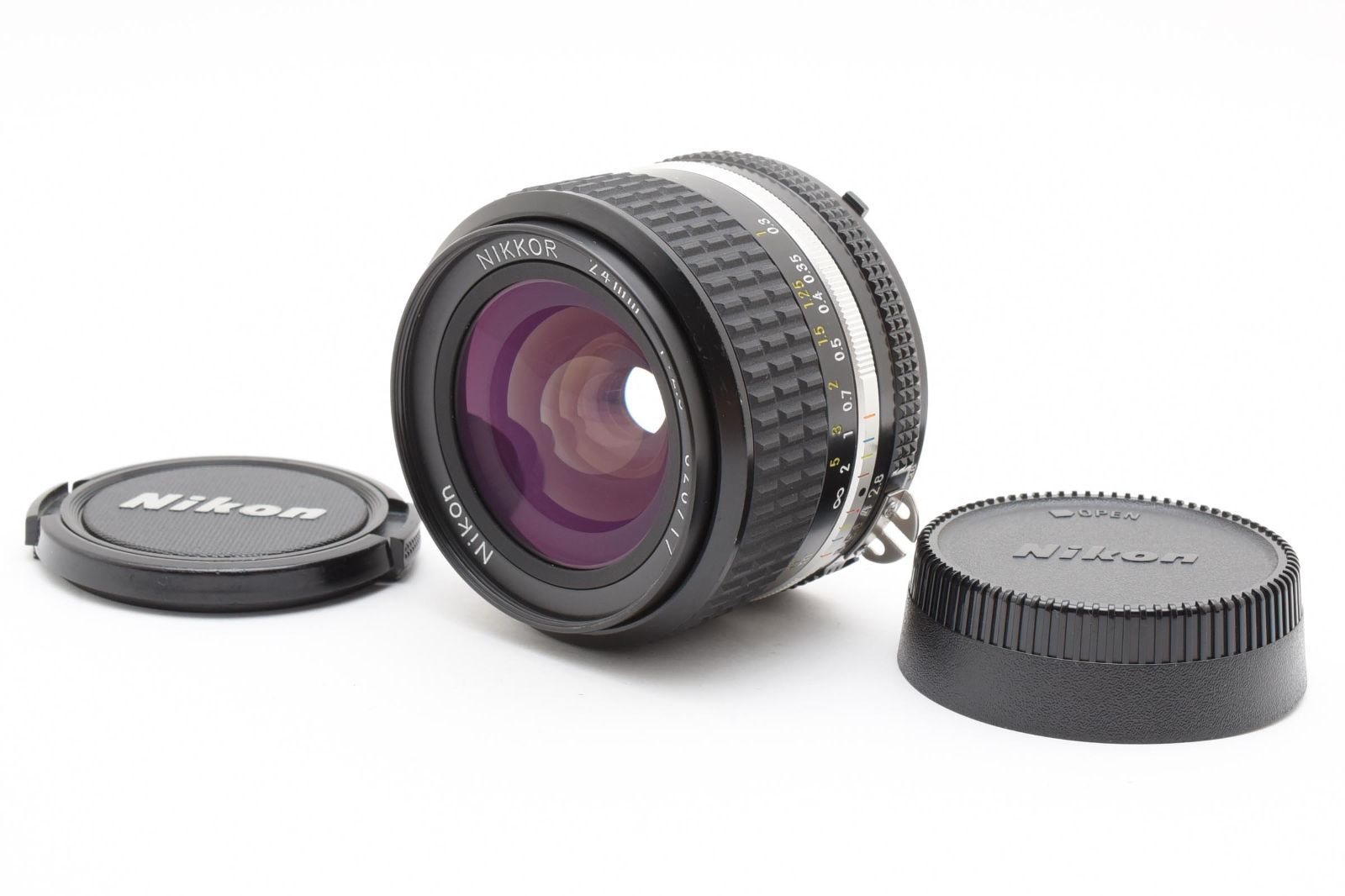 ☆美品☆ ニコン Nikon AI-S NIKKOR 24mm F2.8 単焦点レンズ ☆ #8284