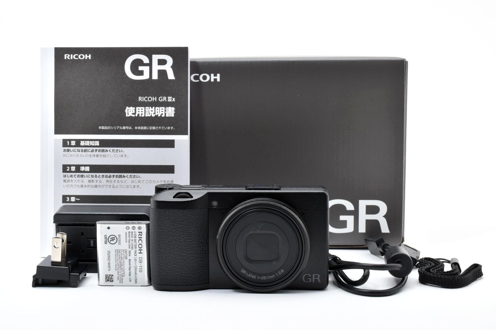 返品保証】☆極上美品☆リコー RICOH GR IIIx 《ショット数:1,115回