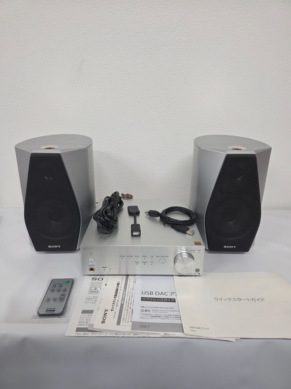 SONY USB DACアンプ UDA-1 + スピーカー SS-HA3 セット Hi-Res Audio